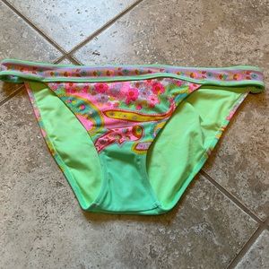 Vibrant colored bikini bottom